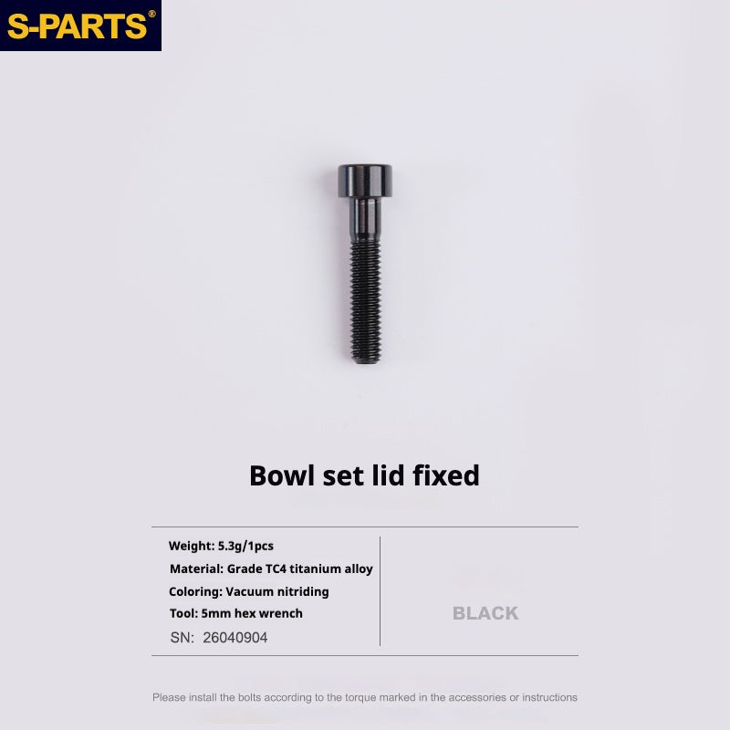 S-PARTS Titanium Screw DMR DEFY/SPANK SPOON /DPSBikes/Street Trial/bmx Handlebar Mounting Screws