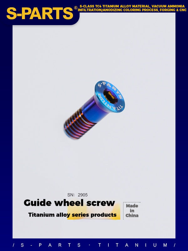 S-parts Stan titanium alloy guide wheel screws SRAM UT DA XT XTR Titanium Rear Derailleur Jockey Wheel Pulley Screw for Shimano Sram