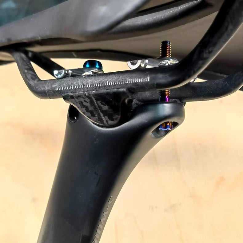 Specialized Tarmac SL8/Seka Spear Superlight Saddle Clamp Kit | 15g-21g | Titanium / Aluminum | Seatpost Weight Reduction Upgrade