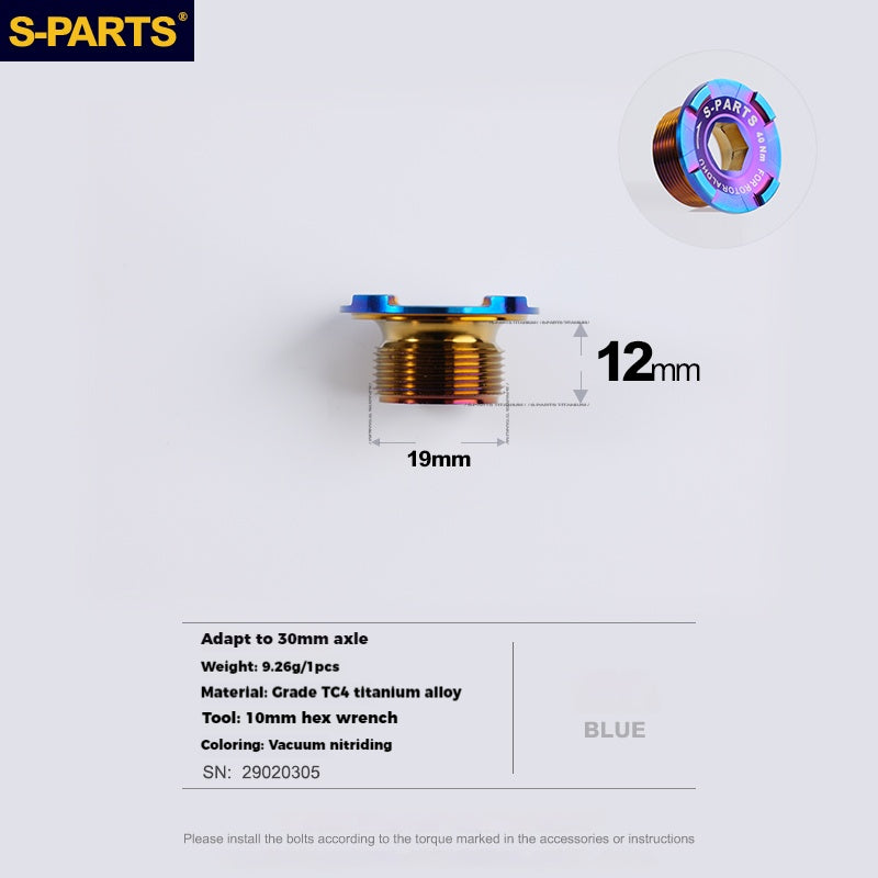 S-PARTS Titanium Alloy Crank Screws for ROTOR Series