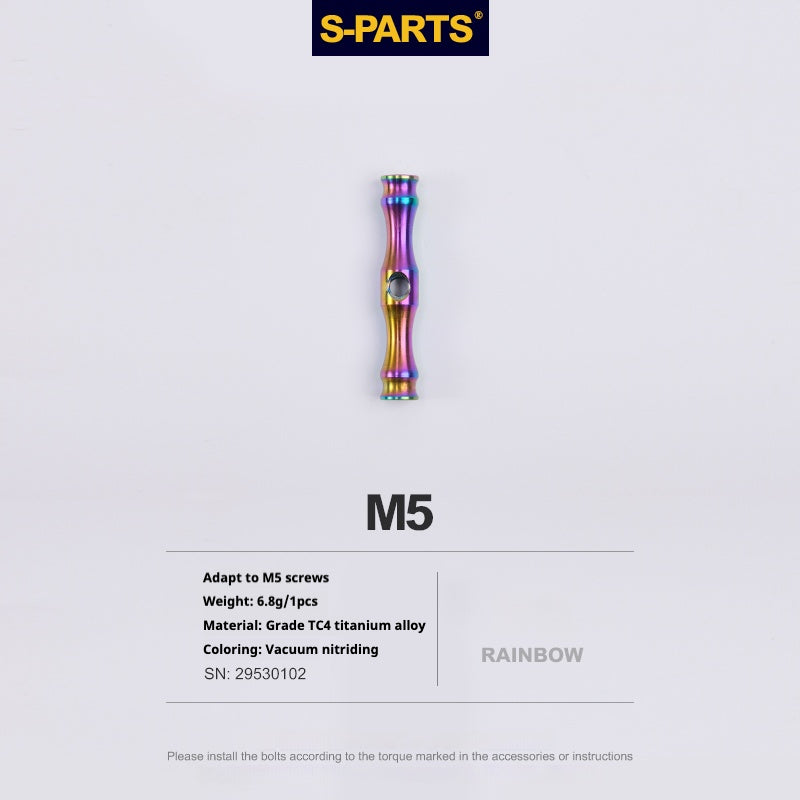 S-PARTS Titanium Cradle for Level Seatpost | M5 Screw Hole | Thomson Elite FSA KForce WCS EC70 XXX PRO VIDE