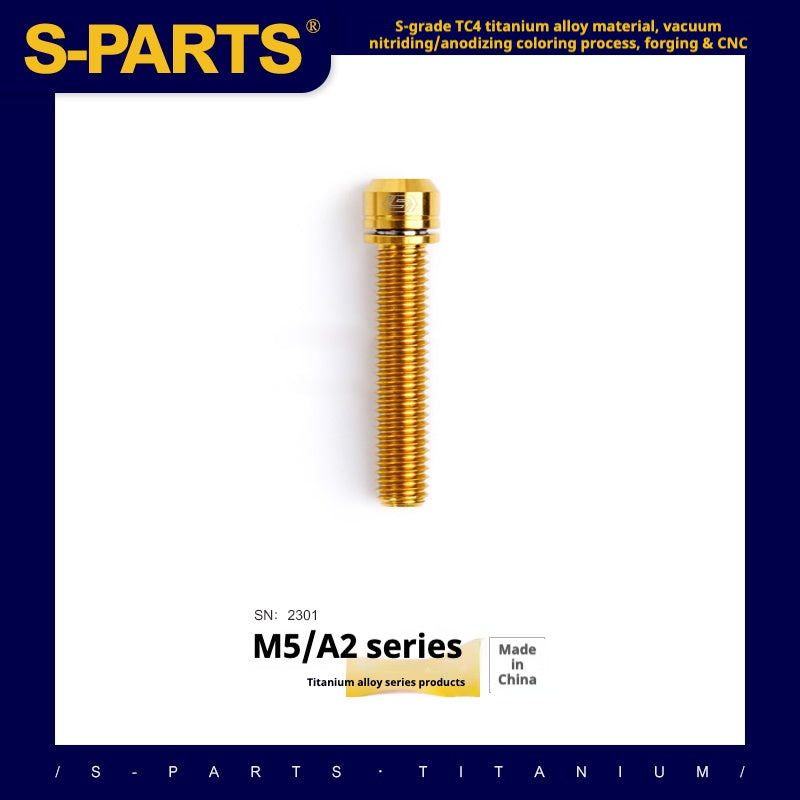 SPARTS A2 Series M5 L10-40mm Titanium Screws