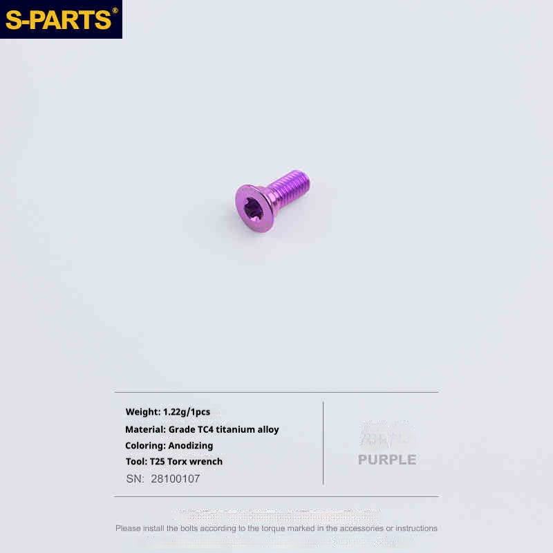 SPARTS R9270 R8150 R7170 Red Force Rival for Shimano Sram Road Disc Brake Adapter Mount Bolt |Titanium Caliper Fixing Screw