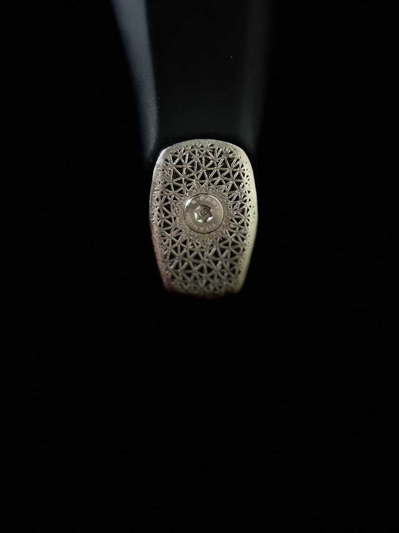 Custom 3D‑Printed Titanium Stem Cap – Fits EXS Integrated Road Handlebars 1pcs