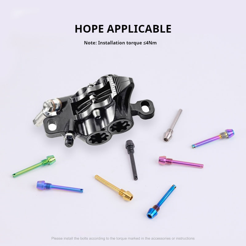 S-PARTS Titanium Brake Pad Pin Retainer for Shimano Sram Magura HOPE Disc Brake