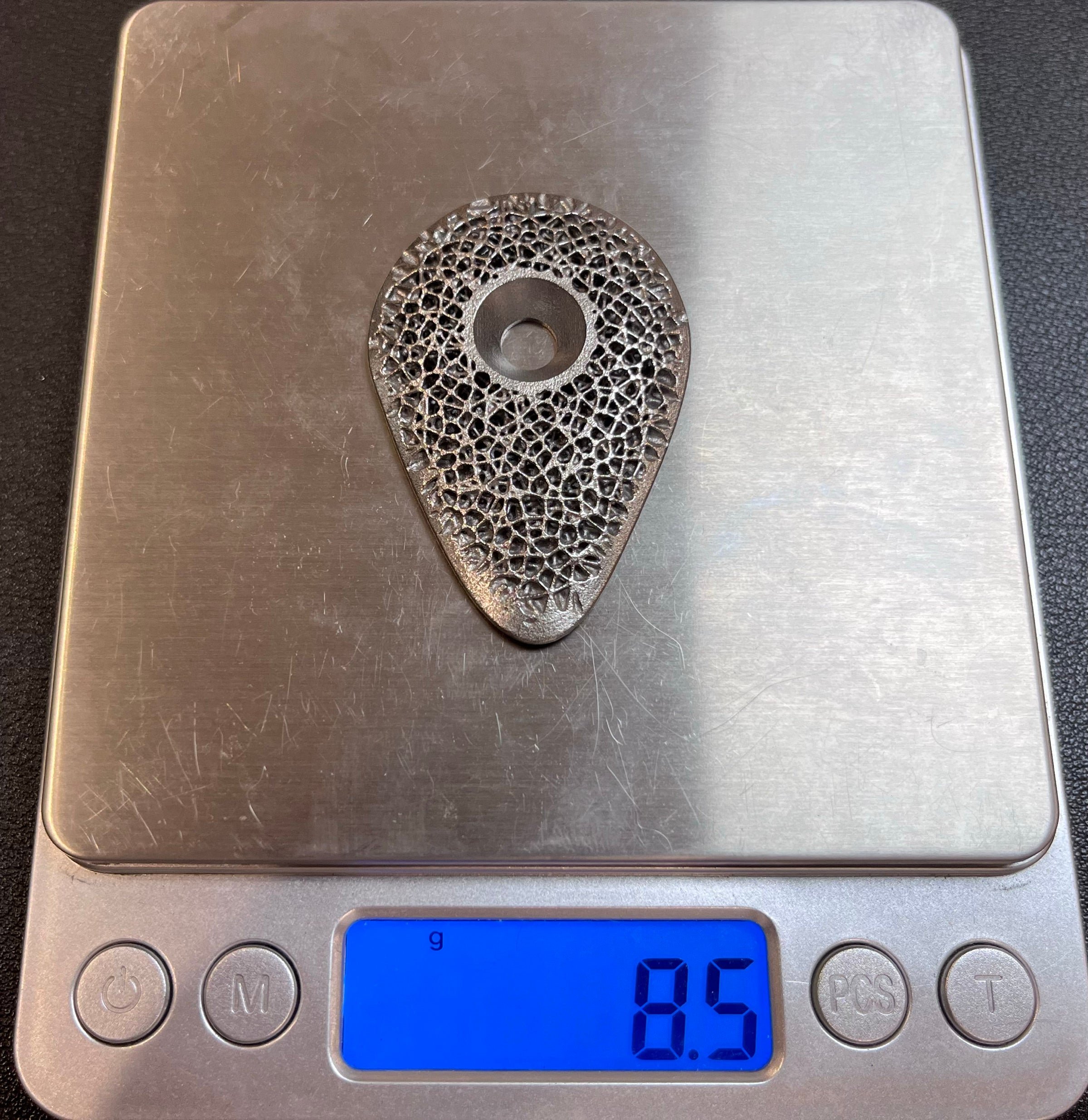 3D-printed titanium stem cap, suitable for integrated road Pinarello Most bike handlebars, 1pcs