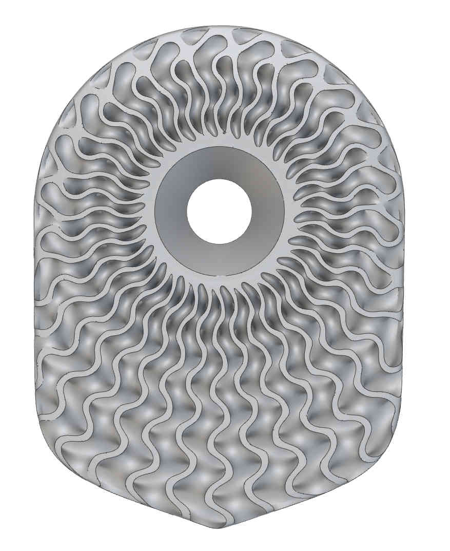 3D-printed titanium stem cap, suitable for integrated road DEDA Alanera bike handlebars, 1pcs