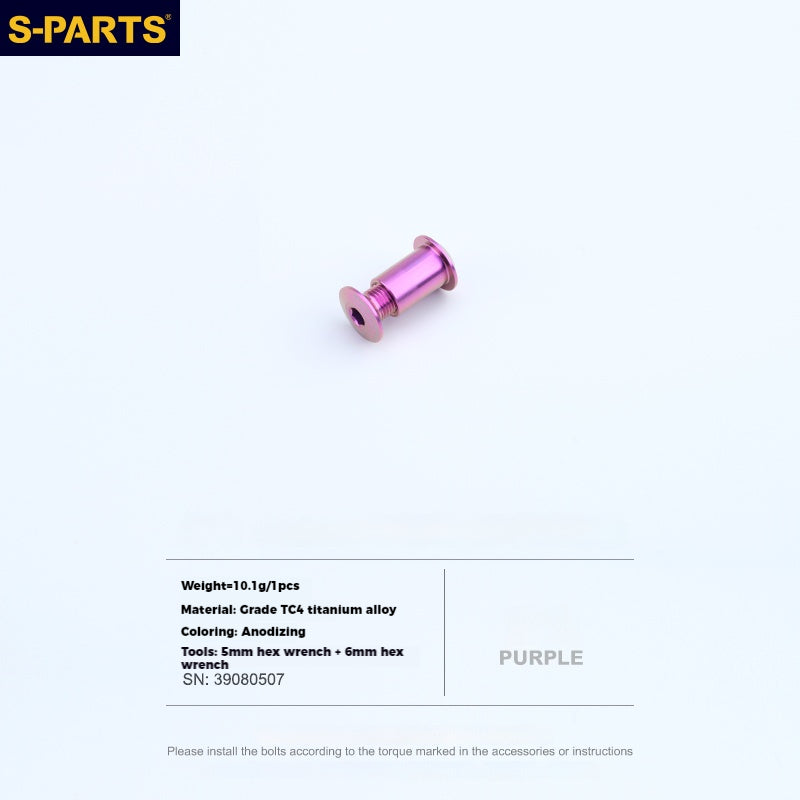 S-PARTS Titanium Alloy Pivot Bolts for Specialized Enduro Frames