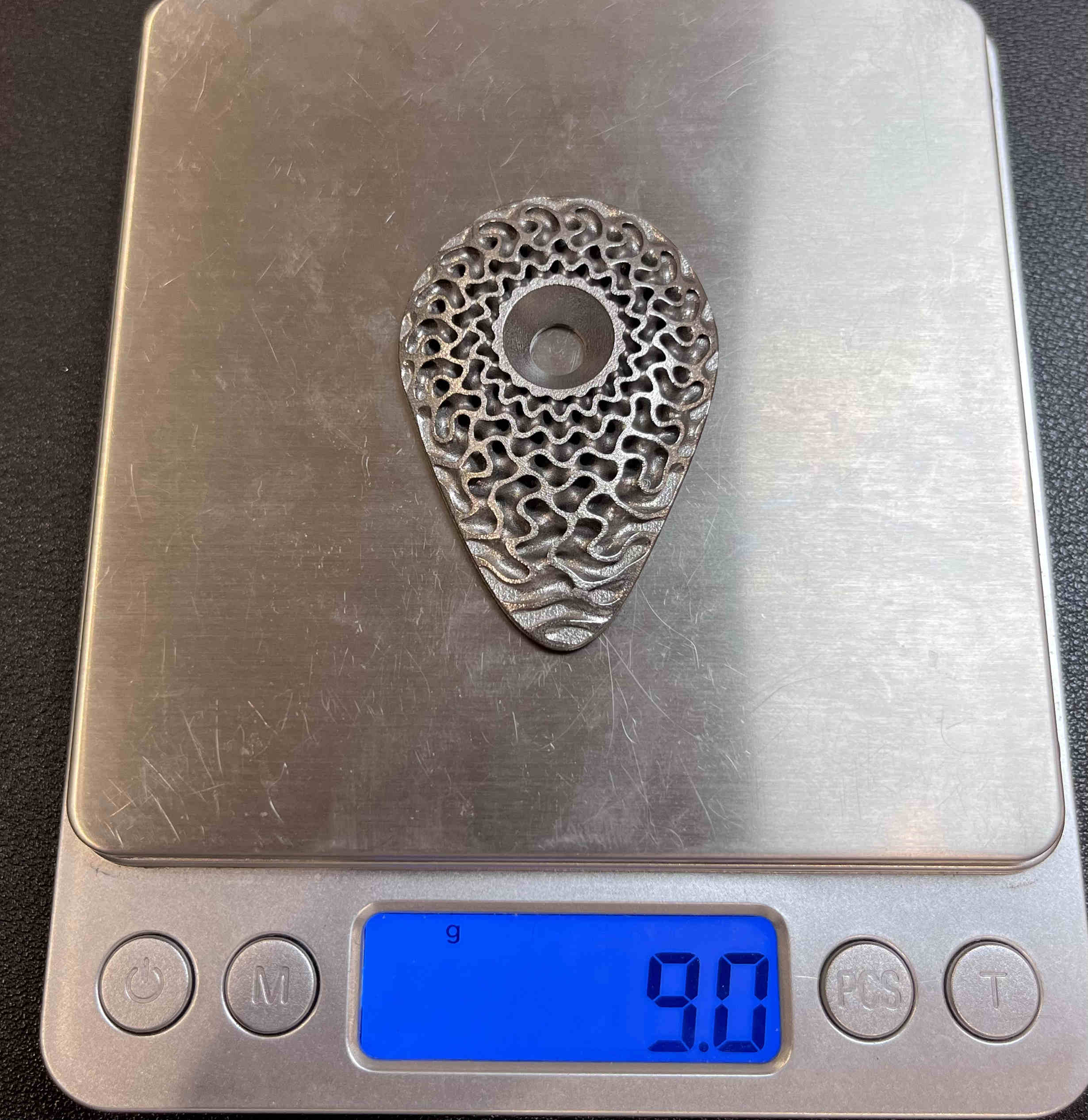 3D-printed titanium stem cap, suitable for integrated road Pinarello Most bike handlebars, 1pcs