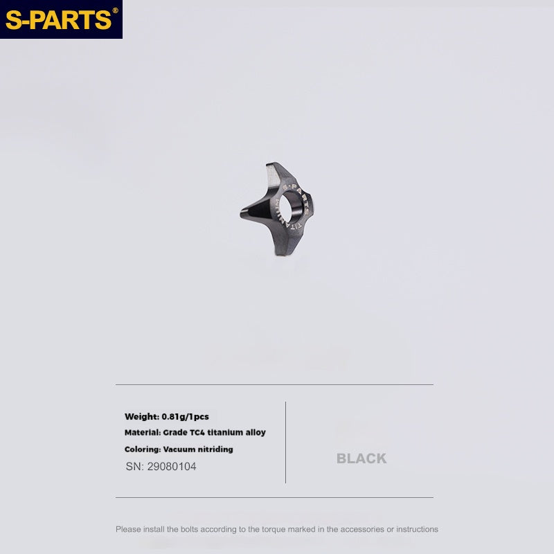 S-PARTS Titanium Alloy Direct-Mount Front Derailleur Fixing Bolt Set
