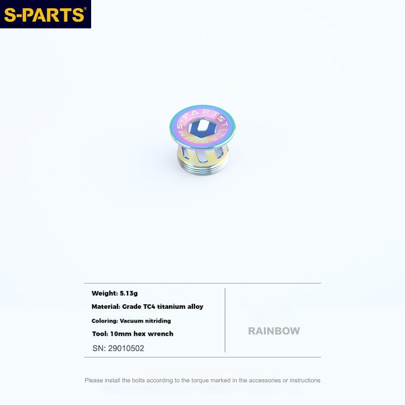 S-PARTS Titanium Alloy Crank Cover L15 for SHIMANO Series