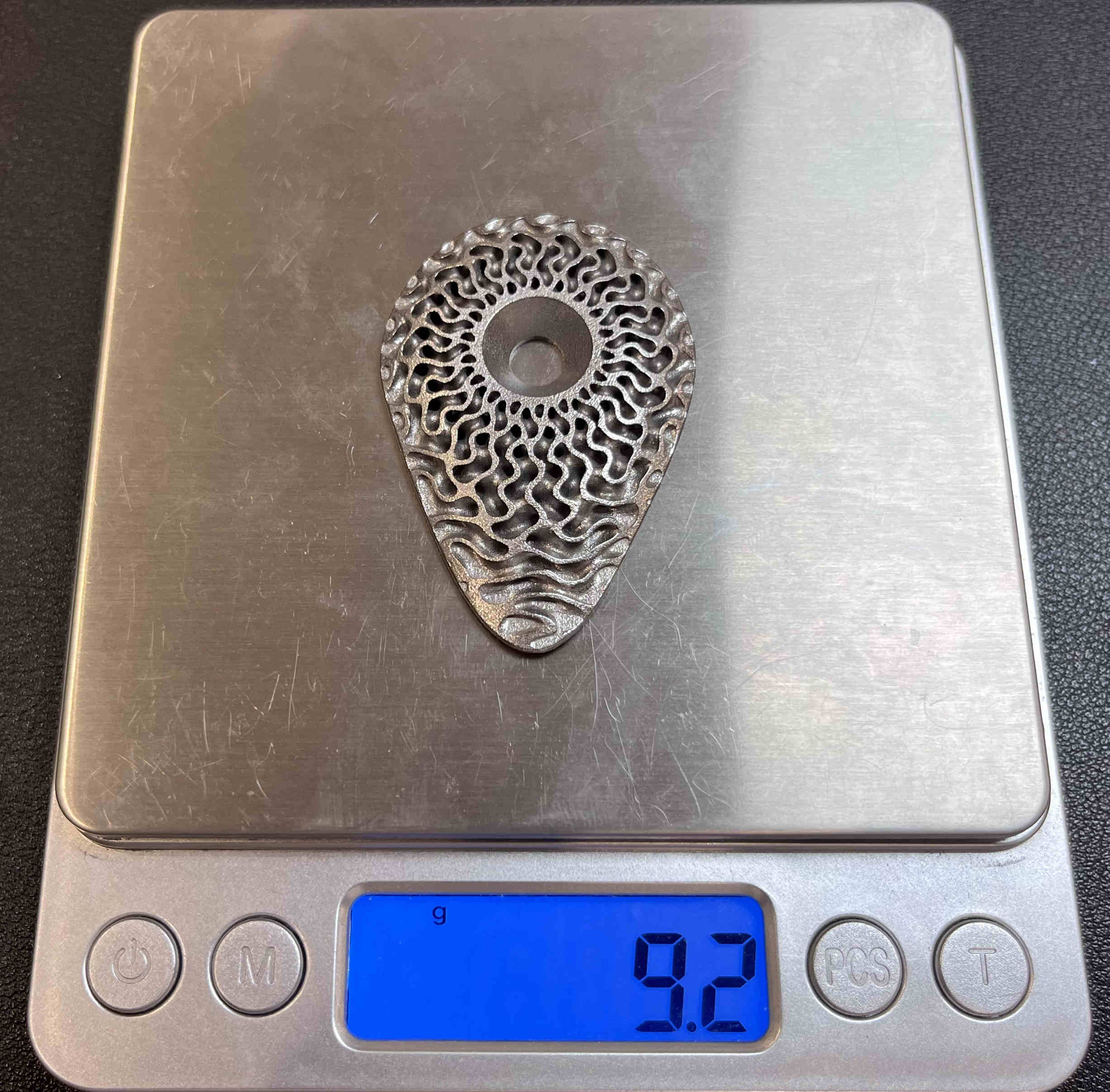 3D-printed titanium stem cap, suitable for integrated road Pinarello Most bike handlebars, 1pcs