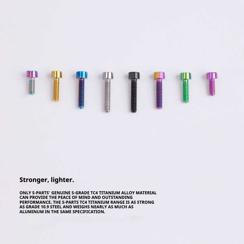 SPARTS Column Head Series M4 L06-50mm Titanium Screws