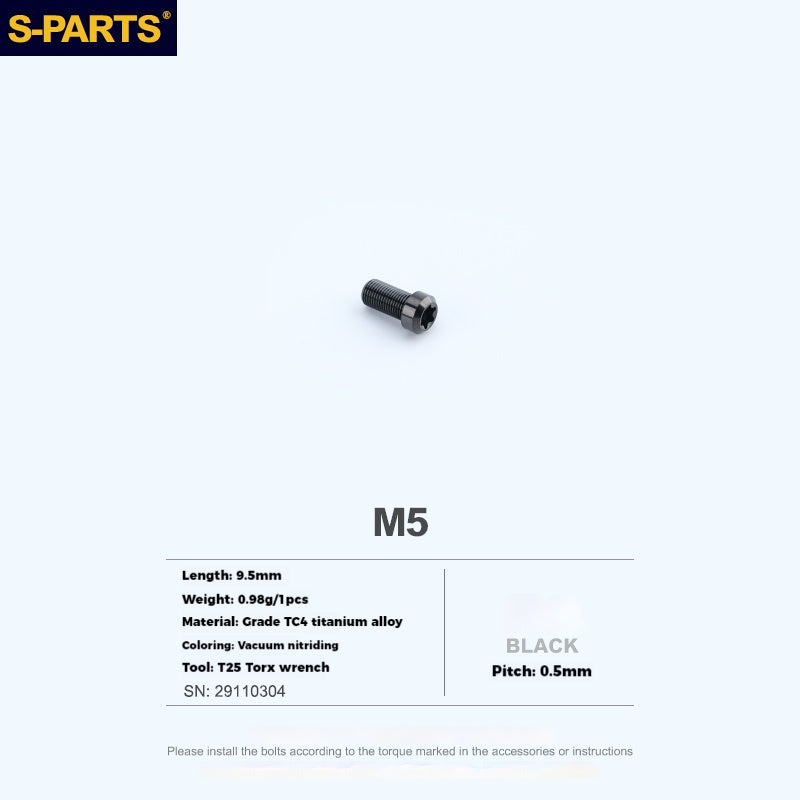 S-PARTS Titanium Alloy SRAM Electronic Shifter Button Controller Screws
