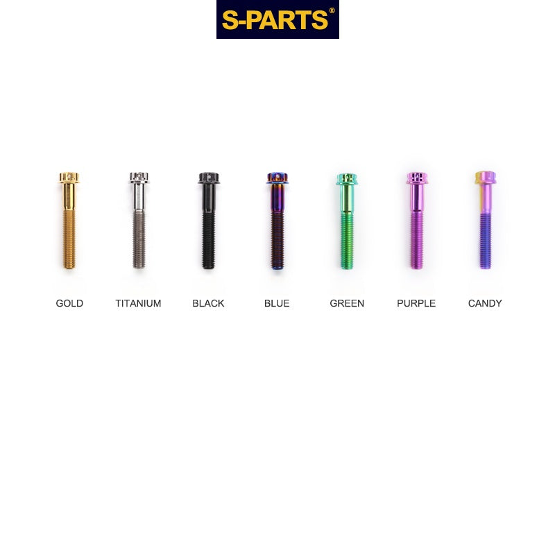 S-PARTS Titanium Rear Axle Bolts Compatible with GOOD TIMES Bicycles and DPSBikes
