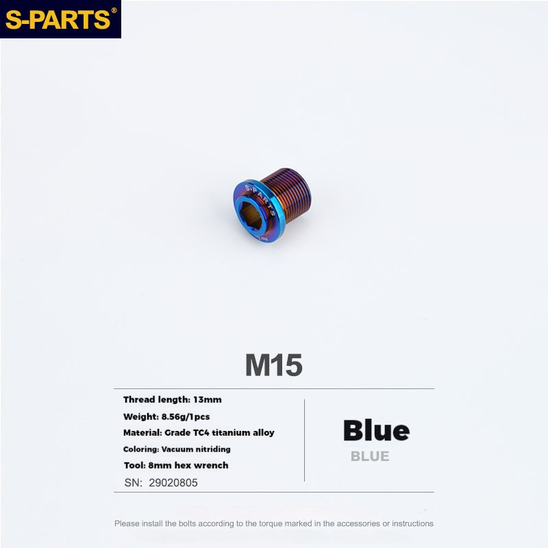 S-PARTS Titanium Splined Crank Screws for SHIMANO Series