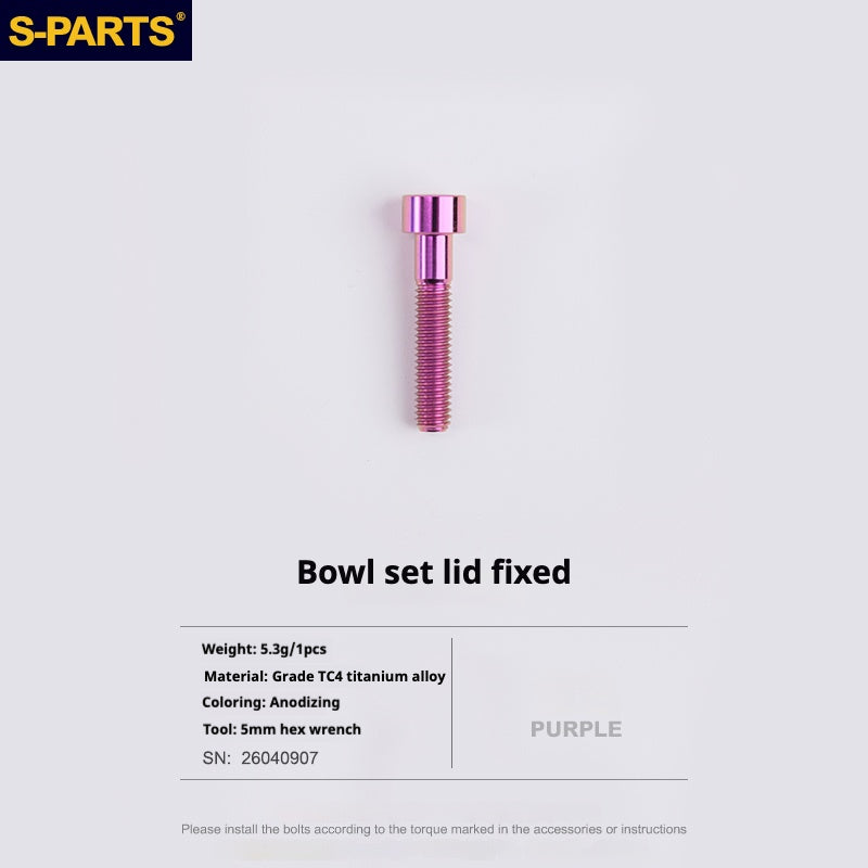 S-PARTS Titanium Screw DMR DEFY/SPANK SPOON /DPSBikes/Street Trial/bmx Handlebar Mounting Screws