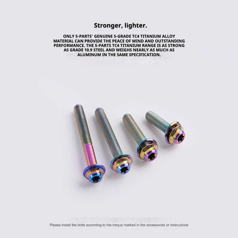 SPARTS R9270 R8150 R7170 Red Force Rival for Shimano Sram Road Disc Brake Adapter Mount Bolt |Titanium Caliper Fixing Screw
