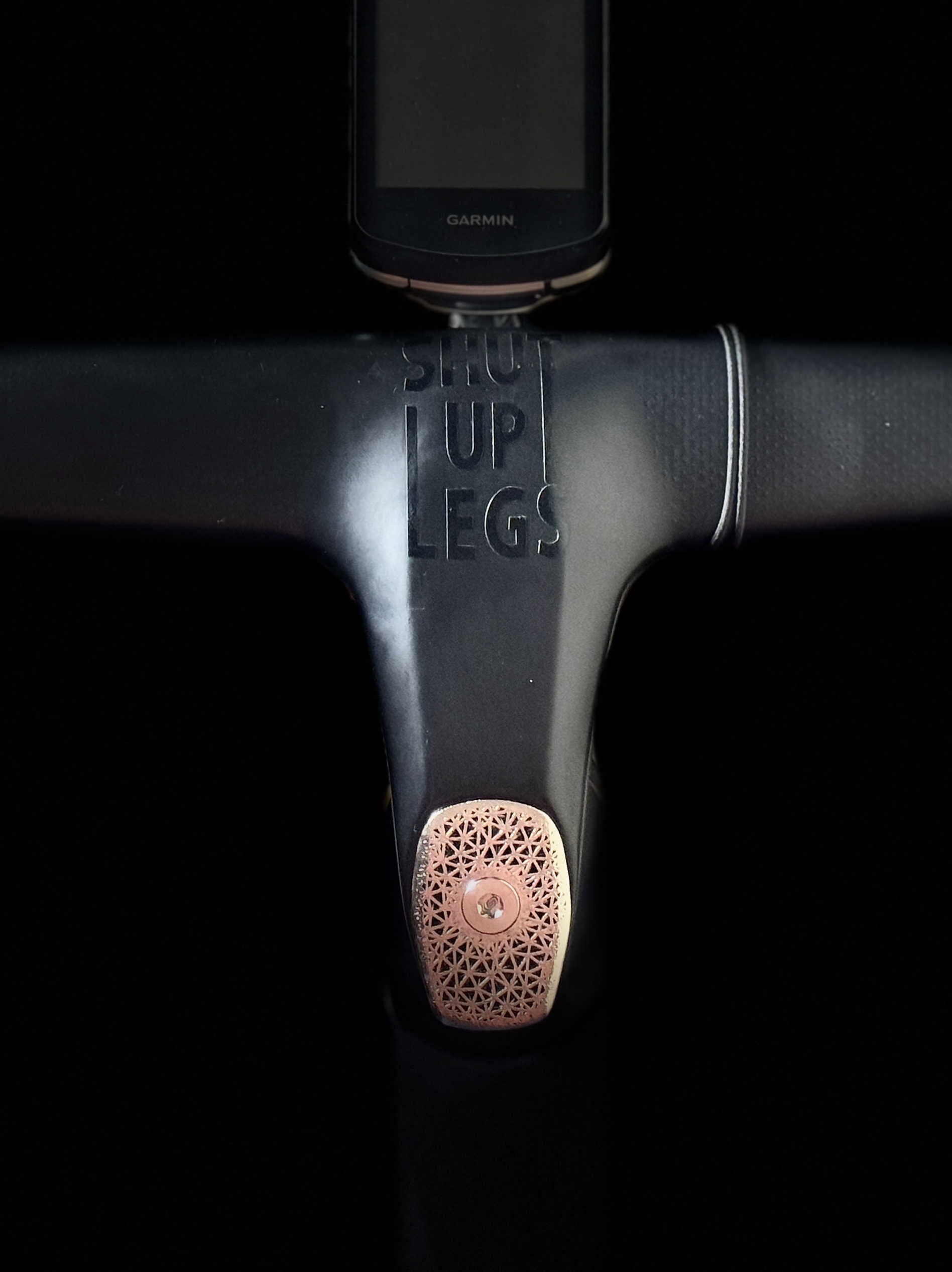 Custom 3D‑Printed Titanium Stem Cap – Fits EXS Integrated Road Handlebars 1pcs