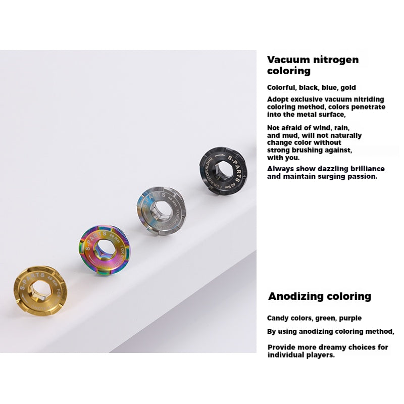 S-PARTS Titanium Alloy Crank Screws for ROTOR Series