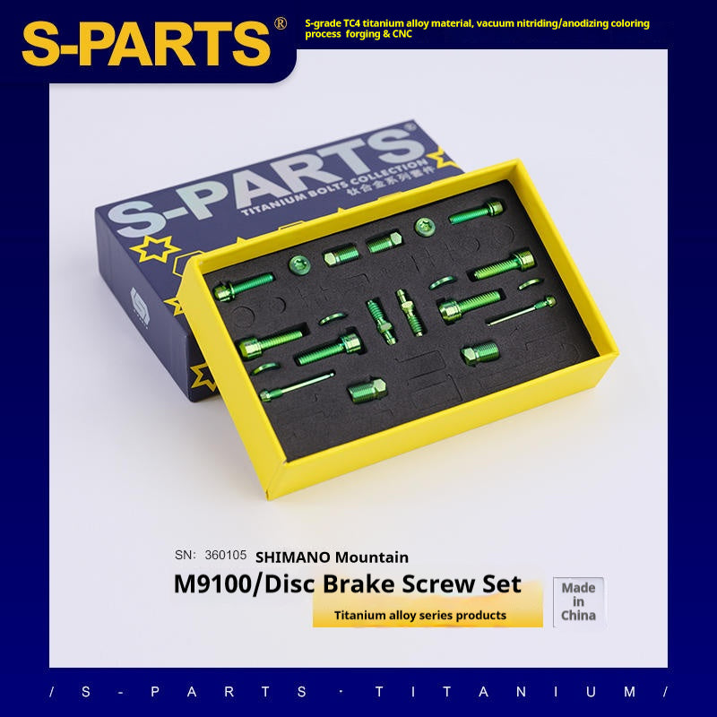 SPARTS Disc Brake Screw Set - Compatible with Shimano M9100 and Accessories