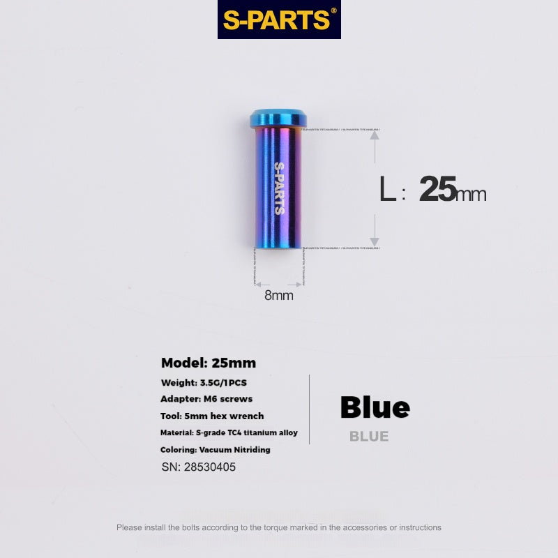 S-PARTS Titanium Alloy C-Clamp Fixing Nut Series