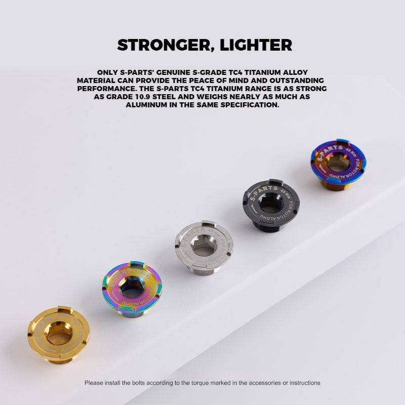 S-PARTS Titanium Alloy Crank Screws for ROTOR Series
