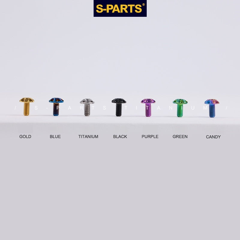 SPARTS Motorcycle Helmet Tailgate Retaining Titanium Screw Set PISTA GPRR Anti-skidding