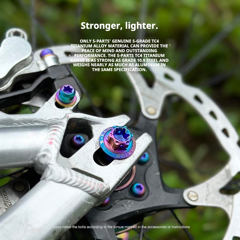 S-PARTS Titanium Rear Axle Bolts Compatible with GOOD TIMES Bicycles and DPSBikes