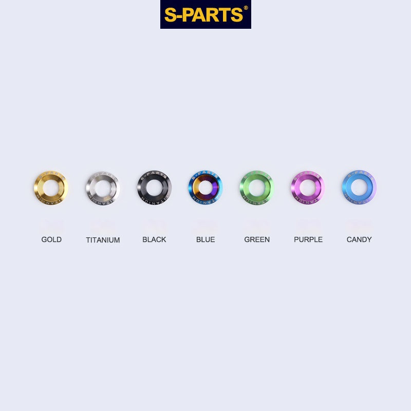 S-PARTS Titanium Rear Axle Bolts Compatible with GOOD TIMES Bicycles and DPSBikes