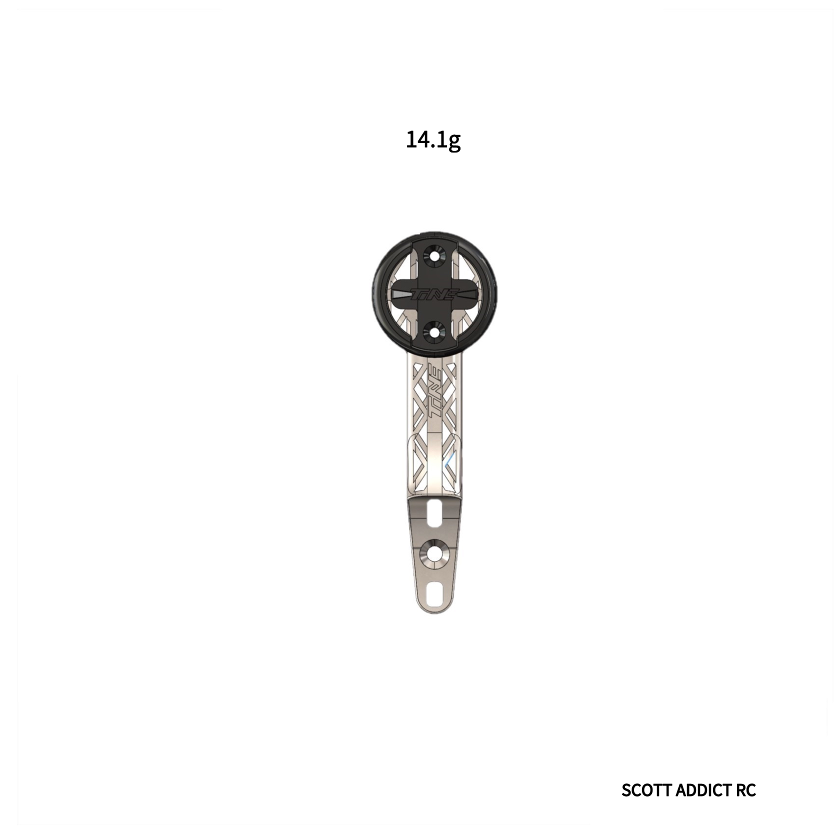 TiNE ultra-light titanium SCOTT ADDICT RC 3D Print computer mount, fully hollowed-out, high strength,1pcs
