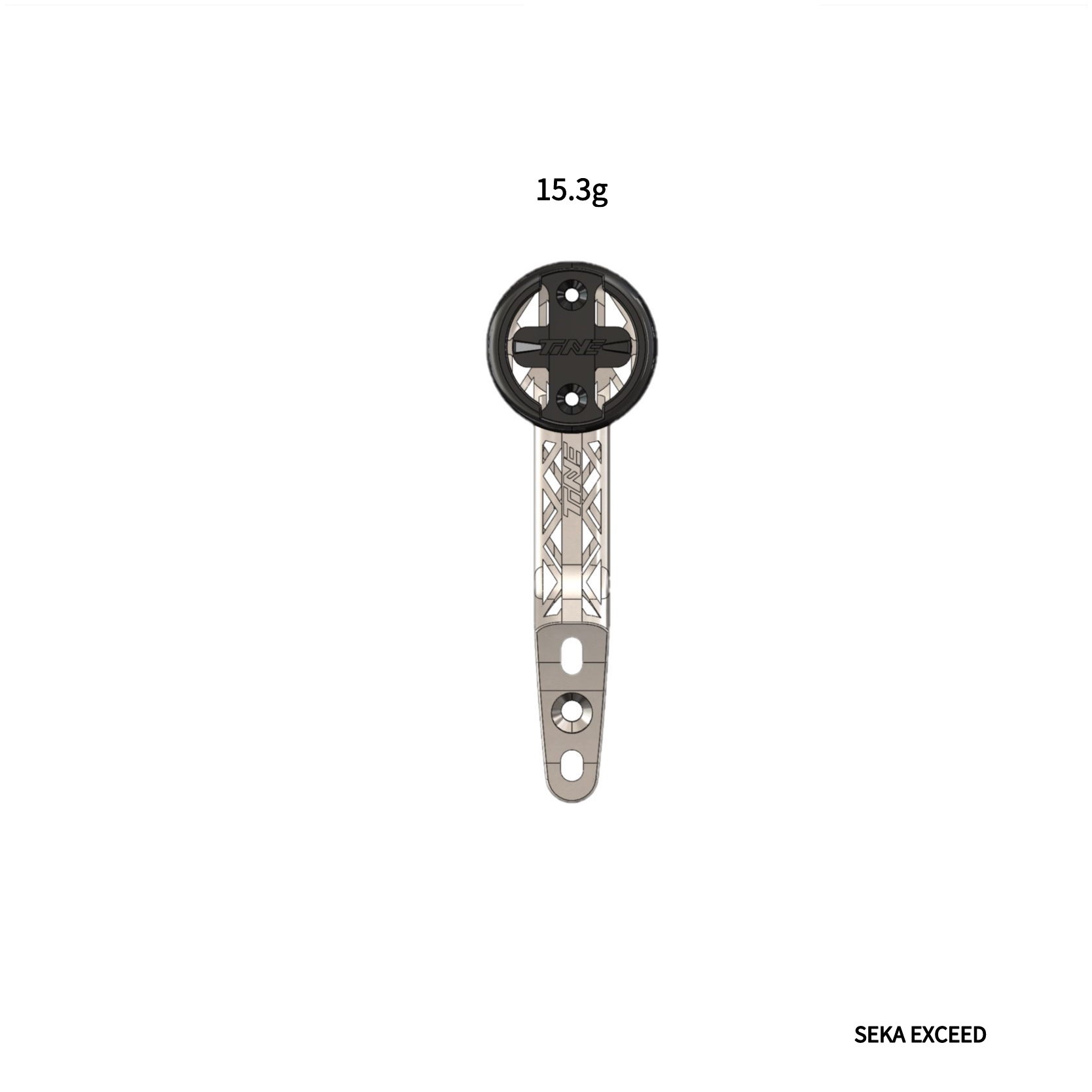 TiNE ultra-light titanium Road handlebars 3D Print computer mount, fully hollowed-out, high strength,1pcs
