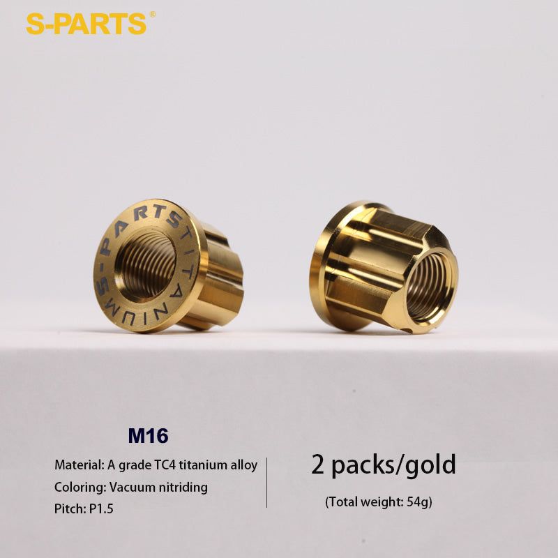 S-parts A3 series M16/18/20 titanium alloy rotor motor nuts electric motorcycle