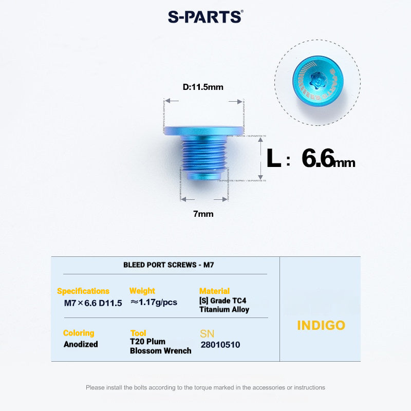 Shimano Dura-Ace R9270 Titanium Disc Brake Bolt Kit