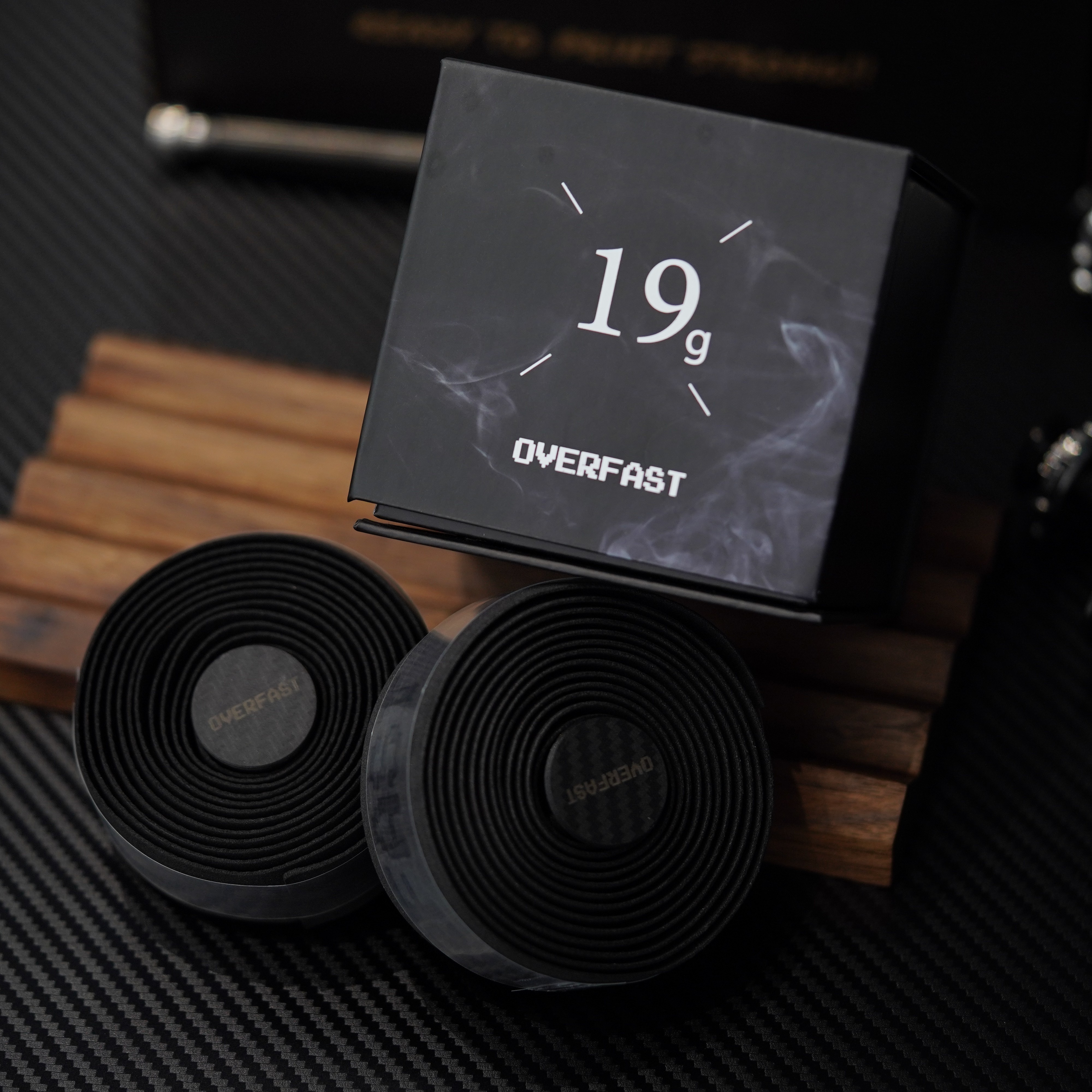 OVERFAST 19g Ultra-Light Bar Tape | Shock-Absorbing Anti-Slip Road Bike Grip Tape