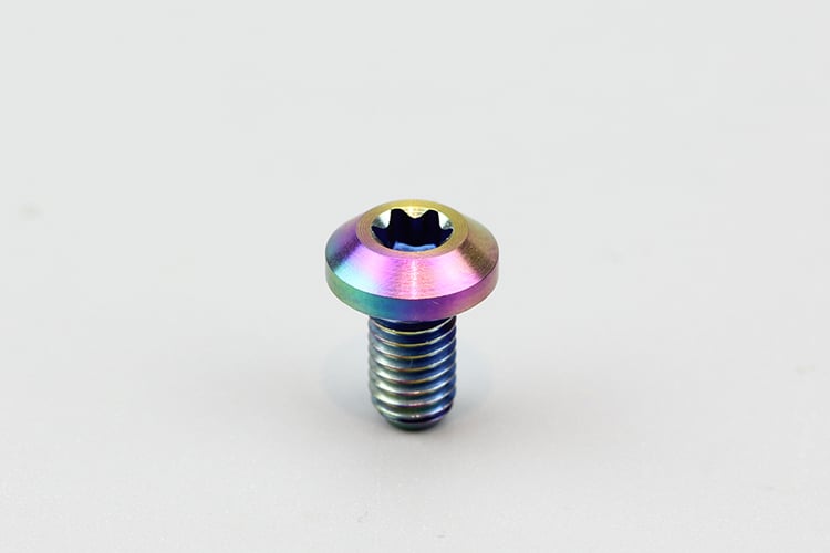 S-parts titanium alloy variable speed brake lock wire Mountain road bicycle before and after pressing wire screws