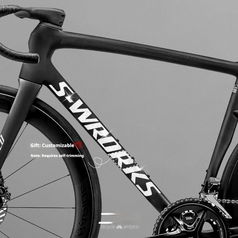 Tarmac SL8 Logo Decal Stickers – 2 Down Tube + 1 Head Tube for Specialized S-WORKS