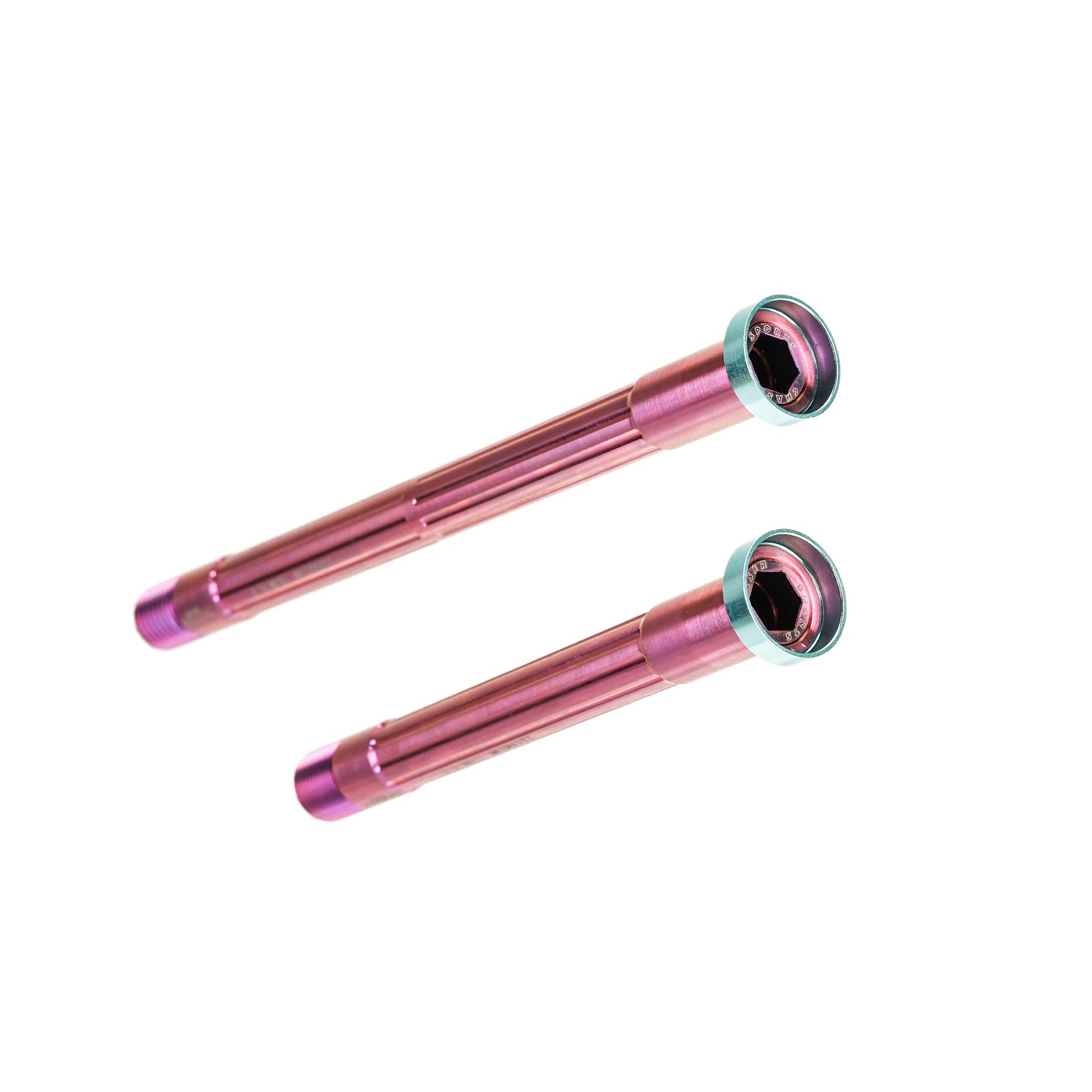 Chaser Ultralight Titanium Thru Axle Set | For SEKA Spear & Exceed Road Bikes (34g)