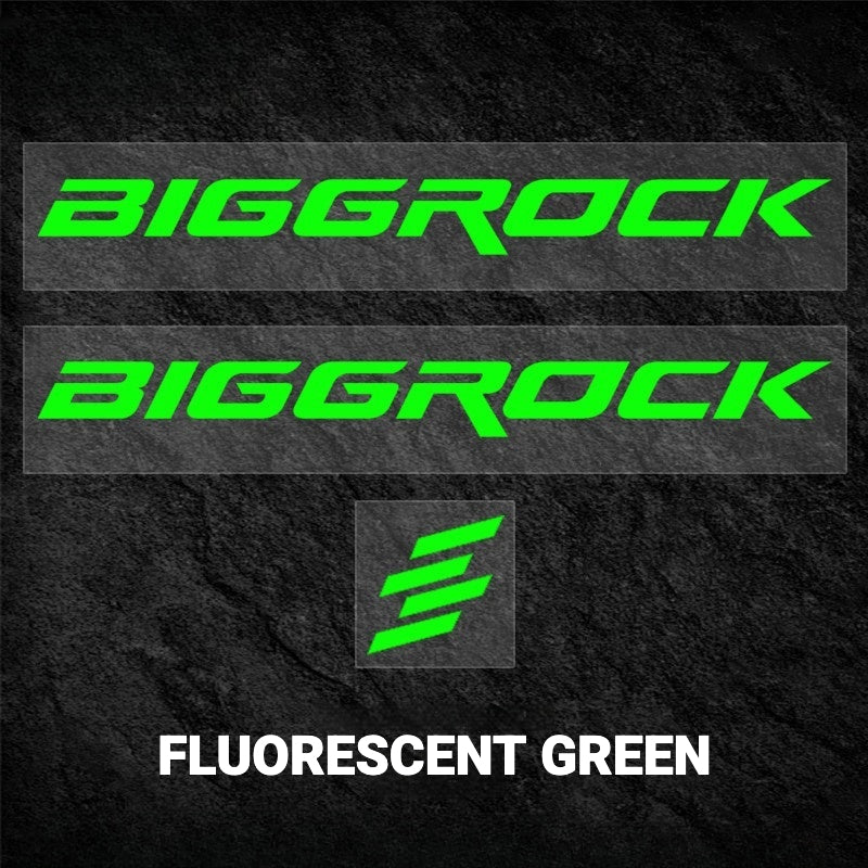 BIGROCK Aero Road Bike Frame Logo Decals | Custom Waterproof OEM Style Color Change Stickers