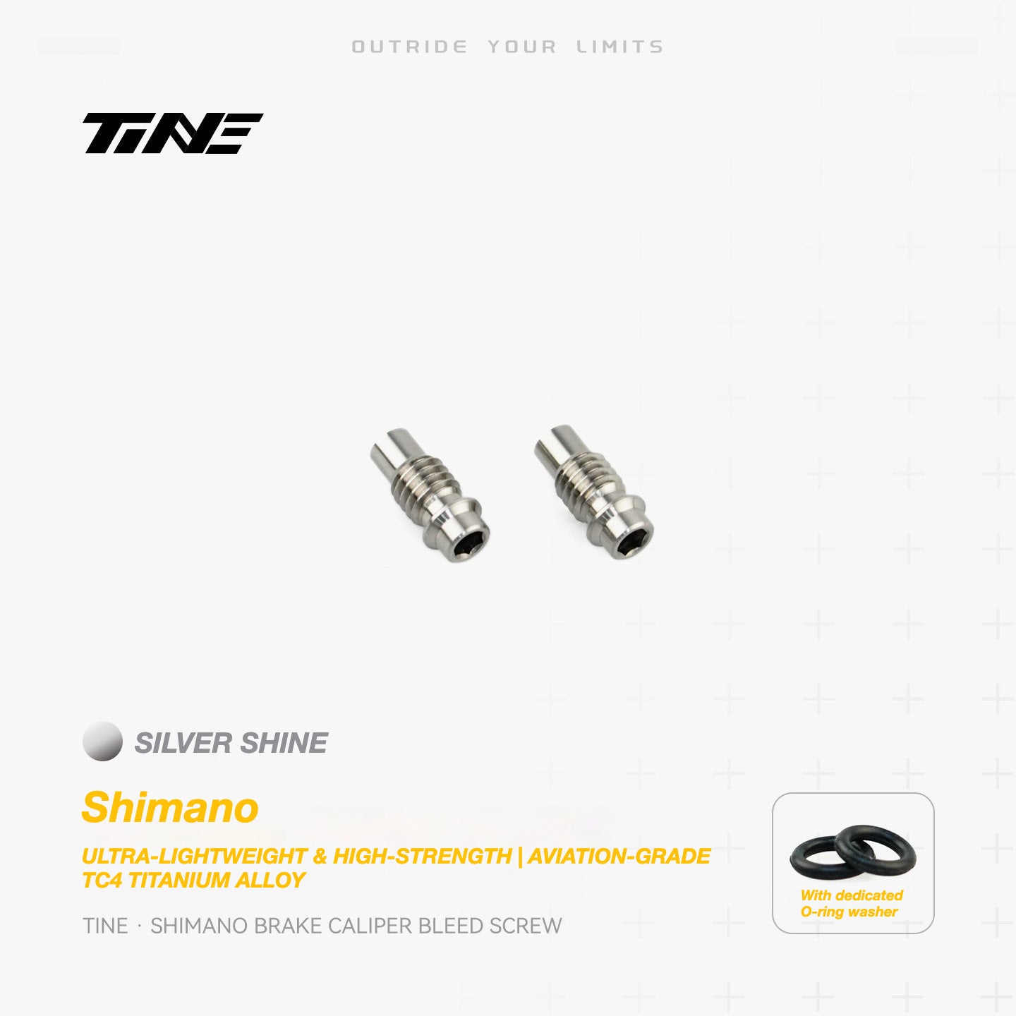 TiNE Titanium Shimano Brake Caliper Bleed Screw | Ultra-Light Road Bike Upgrade