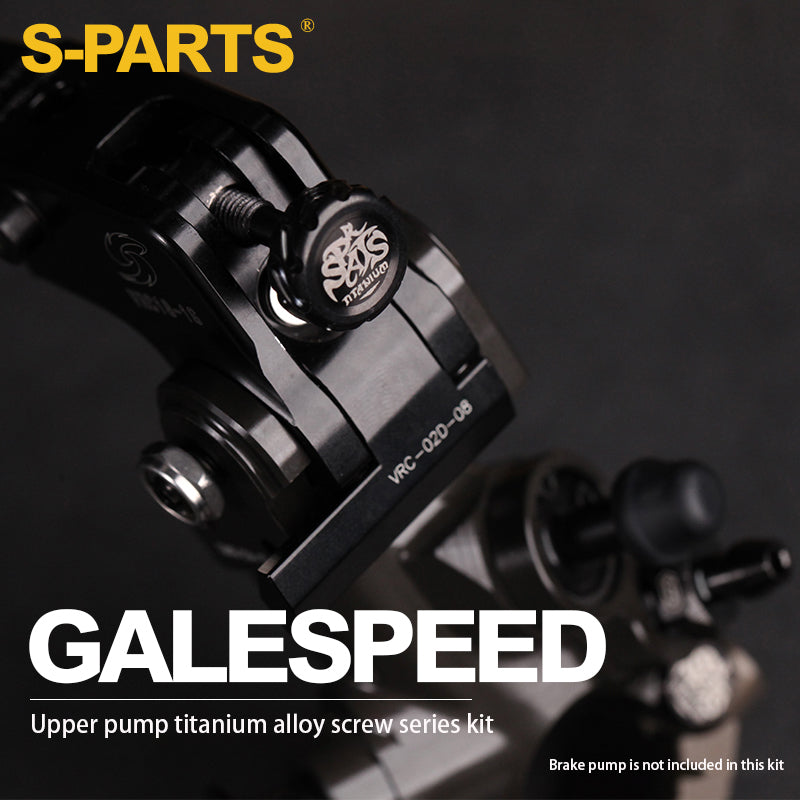 Set di viti per pompa dritta S-parts GALESPEED Stan VRC Lega di titanio VRE