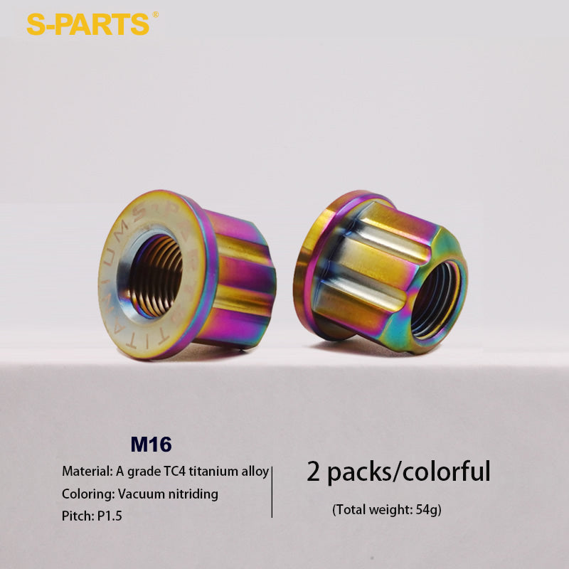 S-parts A3 series M16/18/20 titanium alloy rotor motor nuts electric motorcycle