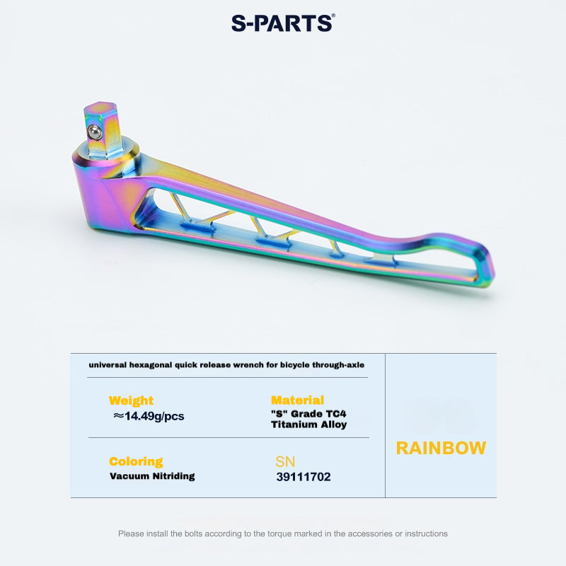 S-PARTS Titanium Quick-Release Thru Axle Set for Pinarello (24 Models) – 57.99g Ultra-Light | Multiple Anodized Colors