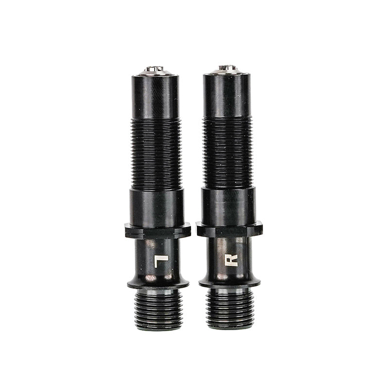 Chaser Titanium Pedal Axle Kit for Shimano R550 / 105 R7000 / Ultegra R8000 / XT M8000 | Ultra-Light Upgrade 69g–73g