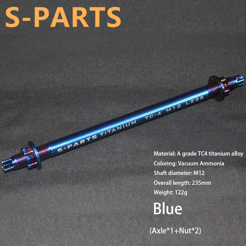S-parts Nucleo assale anteriore in lega di titanio M12 260/280mm Auto elettrica Stan assale anteriore assale centrale