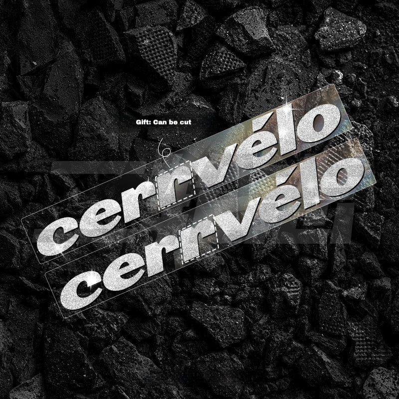 2023 cervelo S5 Frame Logo Color Decals|Down Tube & Head Tube Sticker Kit|48–56