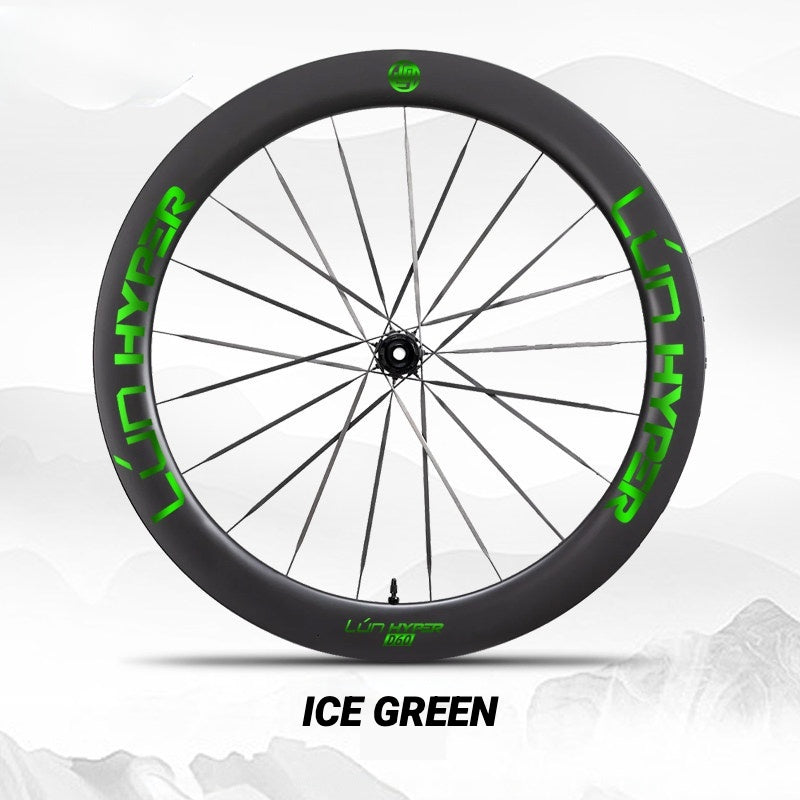 Infinity Logo Decals for Lún HYPER 5 D60 Gen 5 Wheelset | Waterproof Rim Overlay Stickers(Complete Decal Set for Two Wheels + Spare Decals Included)