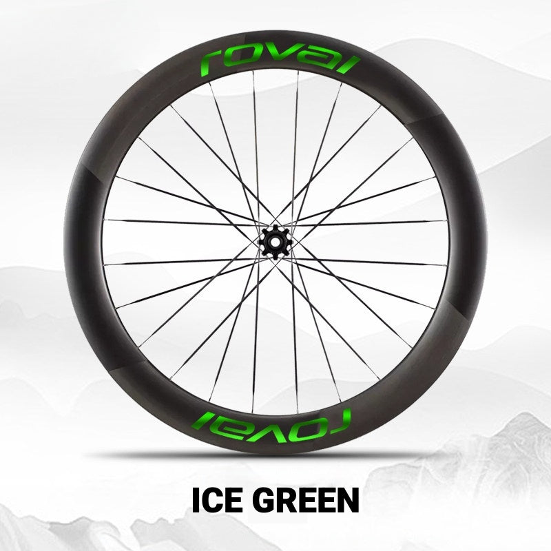 Roval Rapide CL III Wheel Decals | Custom Carbon Wheel Logo Color Change Stickers