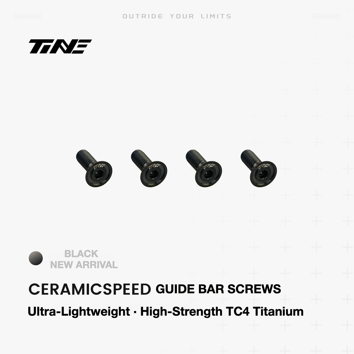 TiNE Titanium Guide Pulley Screws – CERAMICSPEED OSPW Compatible