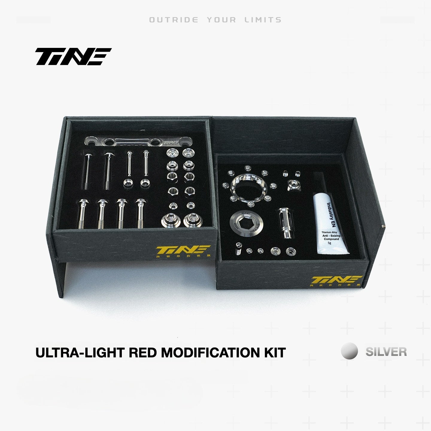 TiNE Titanium Bolt Kit for SRAM RED AXS Derailleur | Ultra-Light 77.7g Upgrade, 45% Weight Reduction